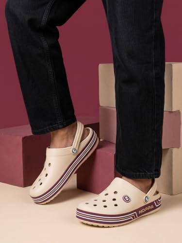 Image of Hoppa Trio Clogs for Men, Extra Soft EVA Moulded Slip-On Clogs | Lightweight, Cushioned, Water-Resistant & Non-Slip | Everyday Casual Footwear
