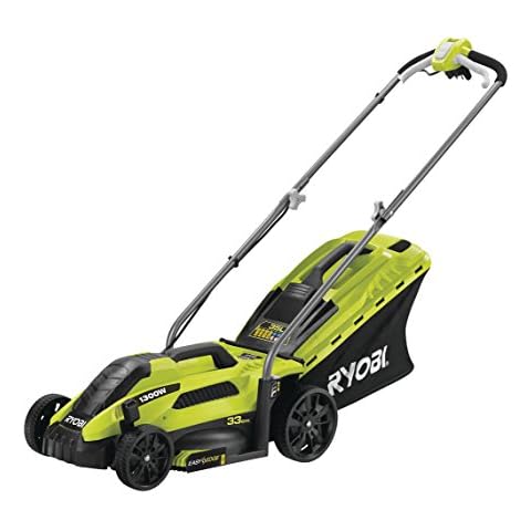 Ryobi RLM13E33S 1300W Lawnmower with 33cm Deck Cover