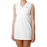 nike dressmart Kleid Tennis Damen Nike Damen Maria W Nkct Dress Ln Kleid, Weiß/Schwarz, S