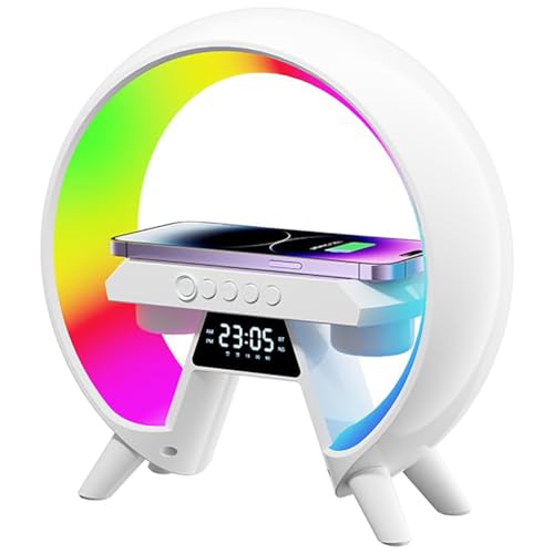 Luz de despertador RGB para mejorar el sueño y cargar el móvil 2