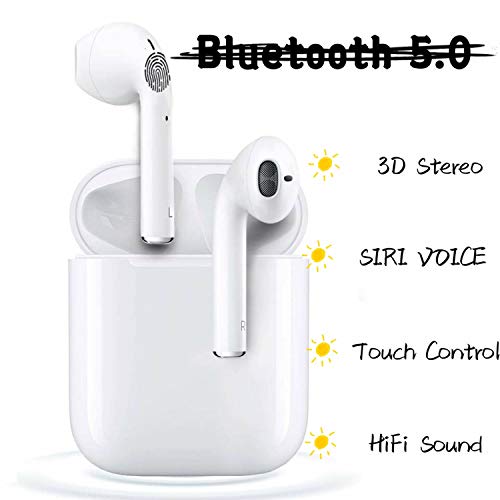 Auricolare Bluetooth,Cuffie Senza Fili,Cuffie Wireless Sport with IPX7 Impermeabile,riduzione del rumore stereo 3D HD,per Apple Airpods/iPhone Airpods Pro/Android
