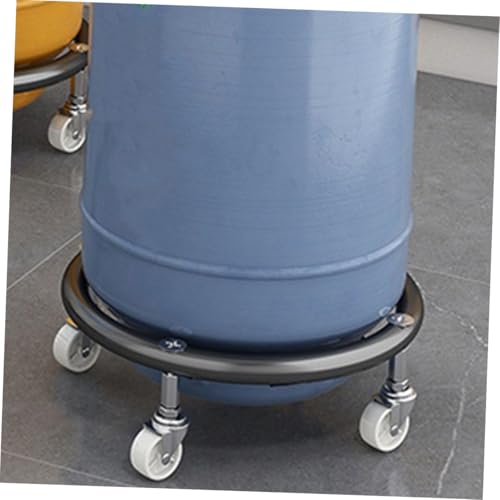 Base móvil de gas inoxidable soporte estable para almacenamiento de plataforma 4