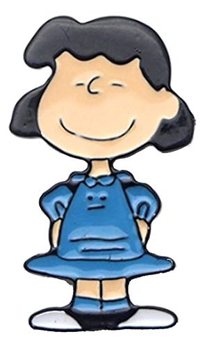 EC Trading Charlie Brown Lucy Character Standing 1 Inch Tall Metal Enamel Pin