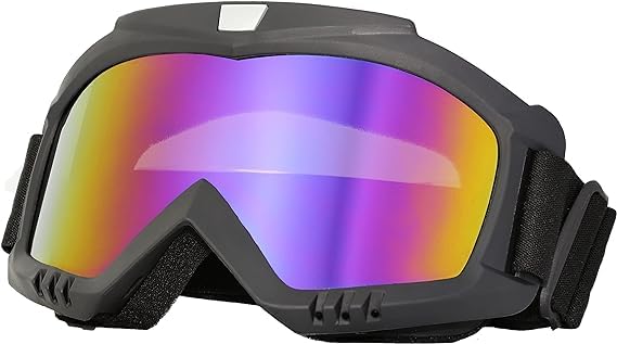 Riveira Airsoft Mask Full Face with HD Goggle Skull Skeleton Paintball Mask for Halloween Cosplay Paintball Game Props Party Tactical Mask - Multicolor - 1 pc 4