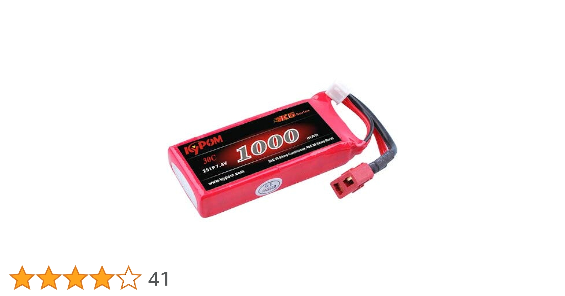 KYPOM battery キーポン バッテリ 新品未使用　6000mAh 6S KK HOBBY】 バランス充電端子付 リポバッテリー KYPOM K6 22.2V