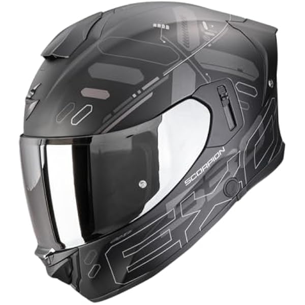 SCORPION EXO-530 AIR FOND Matte Black-Silver M