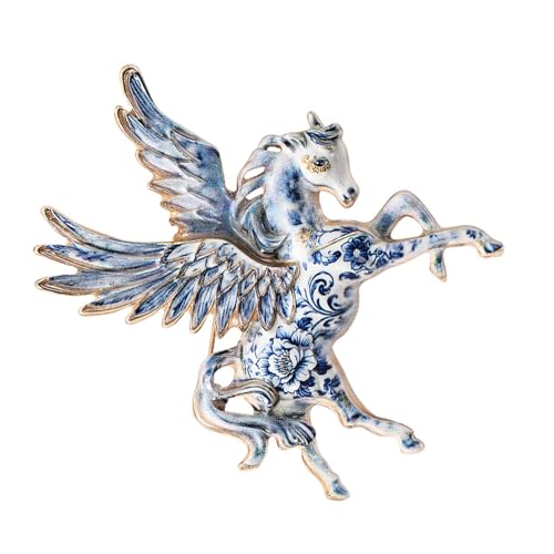 Delicate Mythical Flying Horse Corsage Pin Brooch Lightweight Wear Resistant Alloy Crafted Badge Pin Present Collar Pin
