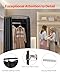 VEVOR Fitting Room, Portable Dressing Room with Thick Polyester Curtains, Privacy Space with Shading Curtain and a Hook, for Boutique, Mall, Tailor's Store & Outdoor Activity (39 x 37 x 79 in, Black)