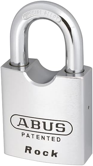 ABUS Mechanical ABUKA54157 Rock Hardened Steel Padlock Keyed Alike, Silver