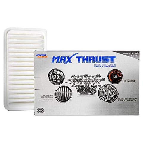 Spearhead MPG Defense Max Thrust Engine Air Filter For All Mileage Vehicles, Fits Like OEM, Restores MPG & Acceleration (MT-482) Cover