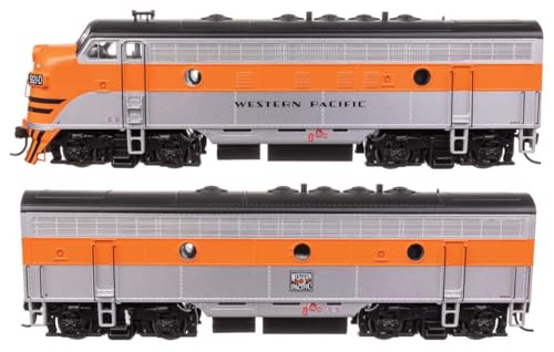 Walthers Mainline 910-11419 HO Scale EMD F7 A-B Set - Standard DC - Western Pacific #921D/921B