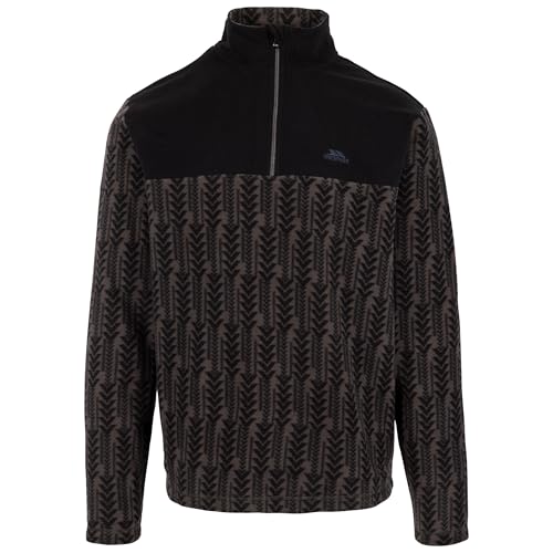 Image of Trespass Mens Microfleece At100 Embleton Storm Grey in Size - L