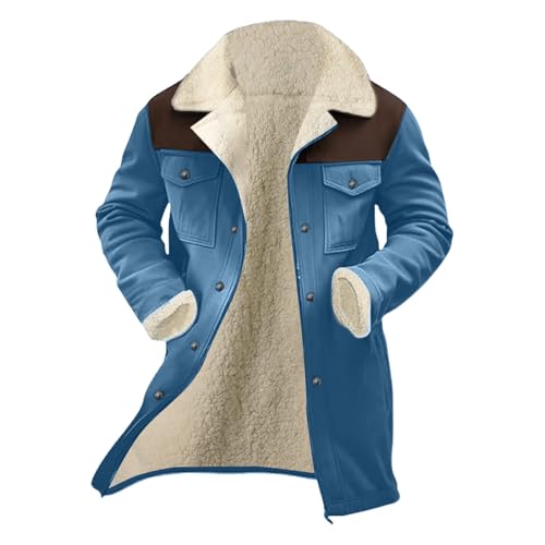 Veste de mi-saison homme doublée polaire avec col rabattu
