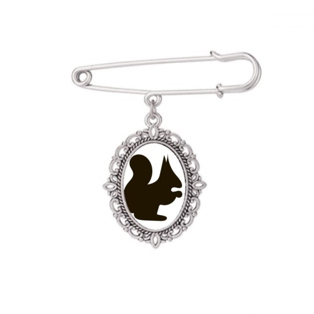 Broche écureuil noir cadeau idéal pour sublimer une robe - 5