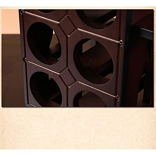 Soporte para botellas de vino de madera YYDS 7 botellas miniatura 5