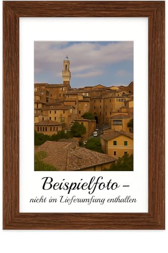 Abio Bilderrahmen 10x15cm Braun Fotorahmen Frame Posterrahmen für Fotos...