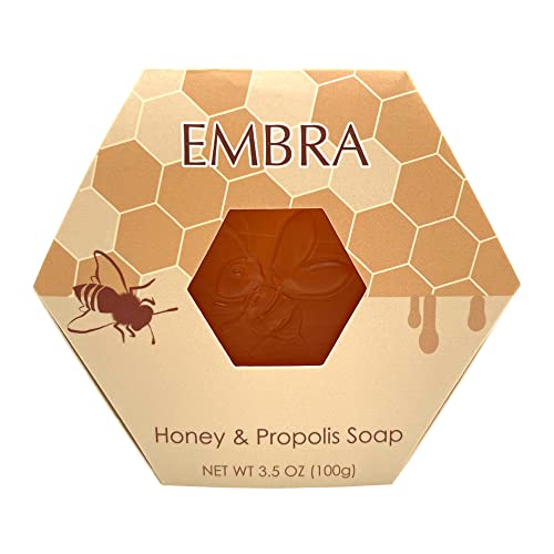 Embra Honey & Propolis Soap 3.5 oz with Soap Net