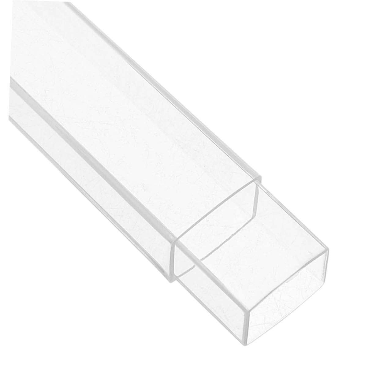 2pcs Plastic Thermometer Storage Case for Adults, Red Tube Holder