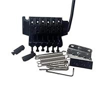 . String Spacing from E to E: 54mm . Spacing between binding posts: 74mm . Chrome plated base plate and nickel saddles