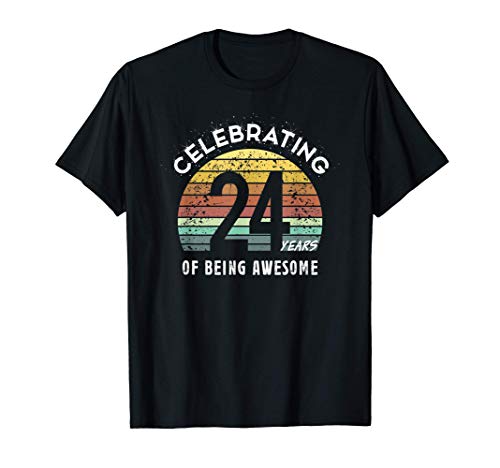 24th Birthday T-Shirt for Boyfriend