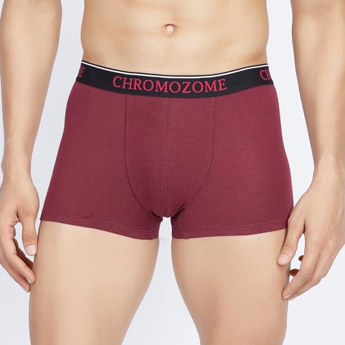 Image of Chromozome Mens Cotton-Stretch Trunks (Pack of 2)