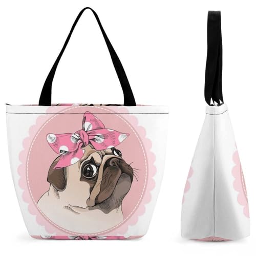 Sac à main pour femme Carlin Mignon grand sac à bandoulière de shopping anti-encombrement