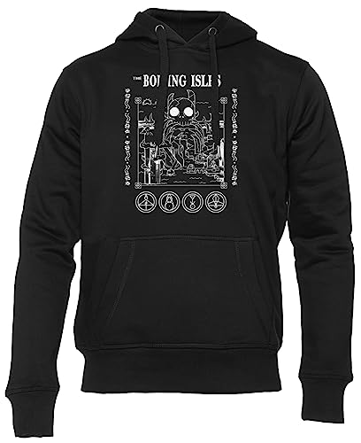 Sweat à capuche Boiling Isles unisexe noir manche longue pour sweat-shirt hoodie casual