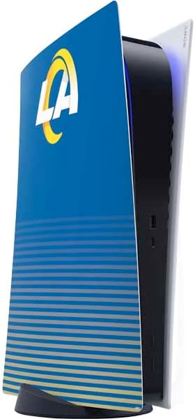 Skinit Decal Gaming Skin Compatible with PS5 Digital Edition Console - Officially Licensed NFL Los Angeles Rams Design