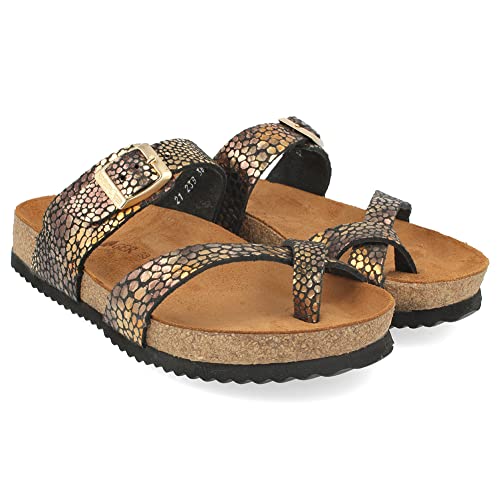 Image of HAFLINGER unisex-adult Summer Genuine Leather Comfort Anatomic Footbeds Straps Juno Sandals