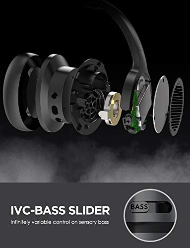 AUSDOM Hybrid Active Noise Cancelling Bluetooth 5.0 Kopfhörer, Wireless V5.0 Over Ear Kopfhörer, extra tiefer IVC-BASS… - Image 3