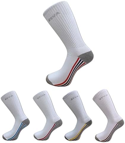 Kevasocks Men Cotton Long Dark Base Miqaat Socks 5 Pairs Pack Mq25