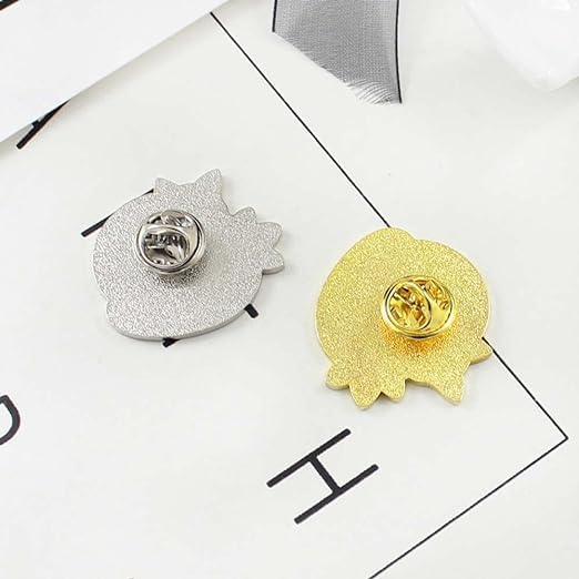 Image of 1 Pc Lovely Enamel Brooch Pins, Cartoon Cat Strawberry Pins, Badges Lapel Pin for Women Girl Backpacks Clothing Bags Jackets Jewelry