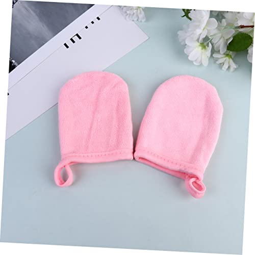 Beavorty 3 Pçs Esponja De Pó De Maquiagem Microfibra Toalha Facial Luva De Esfoliação Corporal Pano