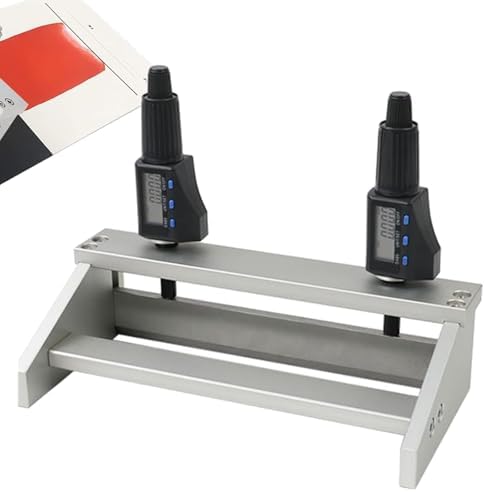 Adjustable Stainless Steel Digital Film Applicator, Lab Doctor Blade Coater for 1-6000μm Thickness, 1μm Indexing Value, Precision Wet Film Preparation Tool (150mm)