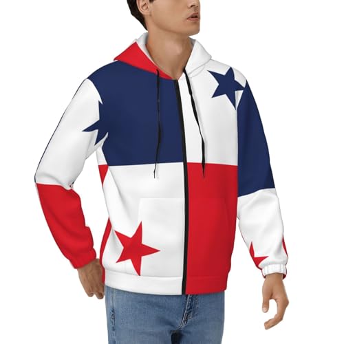 Sweat à capuche Panama chaud et zippé contre le vent et le froid