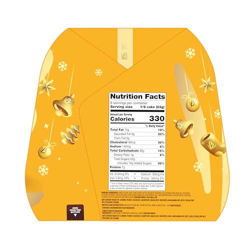 Bauducco Pandoro - Light and Moist Specialty Cake, No Candied Fruits, Ideal for Dessert - 17.5 oz