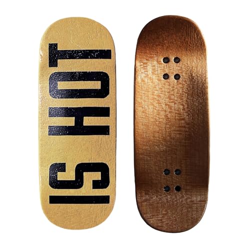 NOAHWOOD Handmade Fingerboard Deck 98x34.5mm 5-Layer Color Maple Pro concave Creative Design Mini Skateboard (hot)