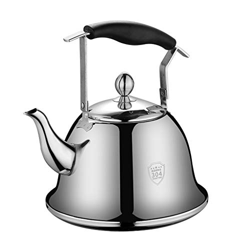 Preisvergleich Produktbild Wasserkocher Edelstahl-Induktionsherd-Gas-allgemeiner automatischer Pfeifen-Gesundheits-Wasserkocher des Hauptküchen-Kessel-304 Teekessel Kessel (Kapazität : 3L)