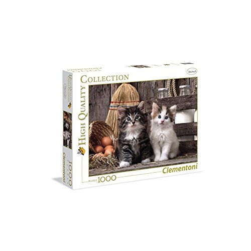 Clementoni Adult Puzzle PZL 1000 HQC LOVELY KITTENS MADE IN ITALY