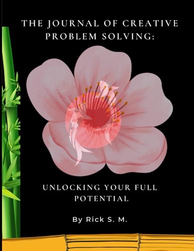 The Journal of Creative Problem Solving: Unlocking Your Full Potential - (black & white notebook print)