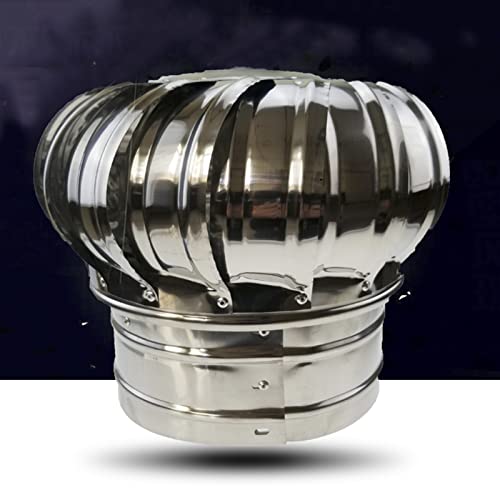 Deflector giratorio de chimenea de 400 mm con protección impermeable premium 4