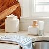 Full Circle Bubble Up Combo – Family Safe, Formaldehyde-Free – Gray Ceramic Soap Dish with Plant-Based Sponge & Bamboo Dish Brush – Versatile Kitchen Scrub Brush Set for Pots, Pans, Counter & Ovens #2