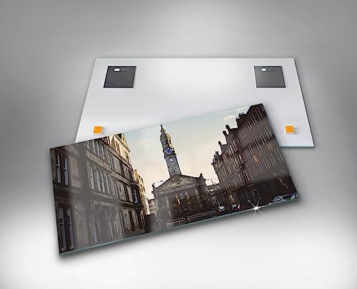 Verre d'art haut de gamme Wallfluent 140x70cm tableau Glasgow durable et innovant - 2