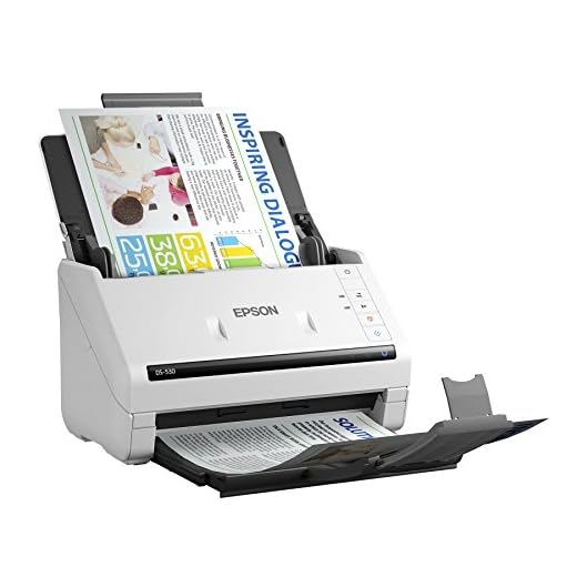 Epson DS-530 Document Scanner: 35ppm, TWAIN & ISIS Drivers