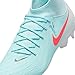 Nike Phantom Luna 2 Academy MG High-Top Soccer Cleats (FD6725-300, Mint/Off Noir/Atomic Red) Size 8