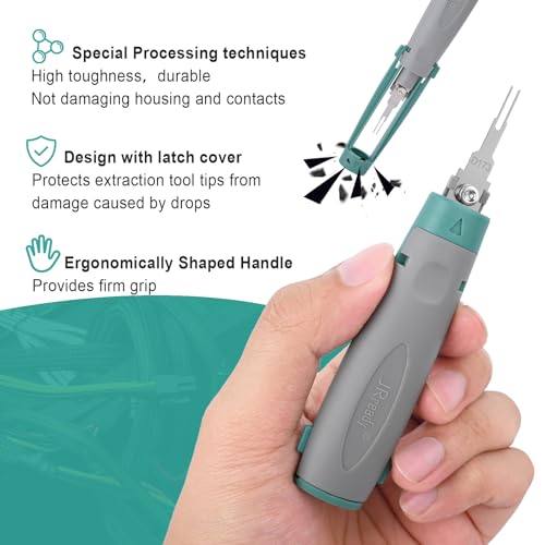 Image of JRready ST6491 Micro-Fit 3.0 & Mini-Fit Jr Connector Kit | Compatible with Molex, 3.0mm & 4.2mm pitch, 2 /4 /6 /8 Pin, 360 terminals, 3 de-pin tools