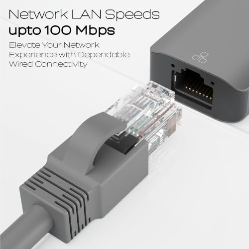 Image of Zebronics CT51 5-in-1 Hub, Dual Interface (USB & Type-C),100W Type-C PD Charging, HDMI 4K@30Hz, 5Gbps Transfer Speed, USB 2.0, USB 3.0, RJ45 100Mbps LAN, Metal Body, LED Indicator, Lightweight Build