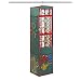 ProPik Holiday Hanging Wrapping Paper Storage Bag Organizer Swivel Hanger 360 Degree Multiple Pockets And Loops Holds Up To 25 Rolls 40 Inch Plus Space For Ribbons Bows And Gift Wrap Folds Flat(Green)