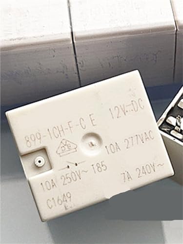 Relais 12V 899-1CH-FC E 12VDC Song Chuan pour circuit imprimé automobile 5 broches x2