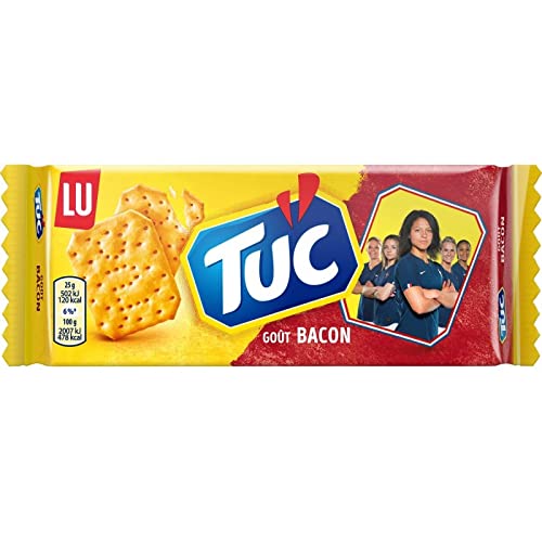 LU - Tuc Crackers Bacon 100G - Lot De 4